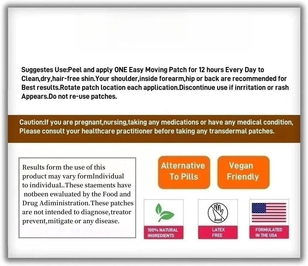 Vitamin D3 B12 patches container - 30 count vitamin patches