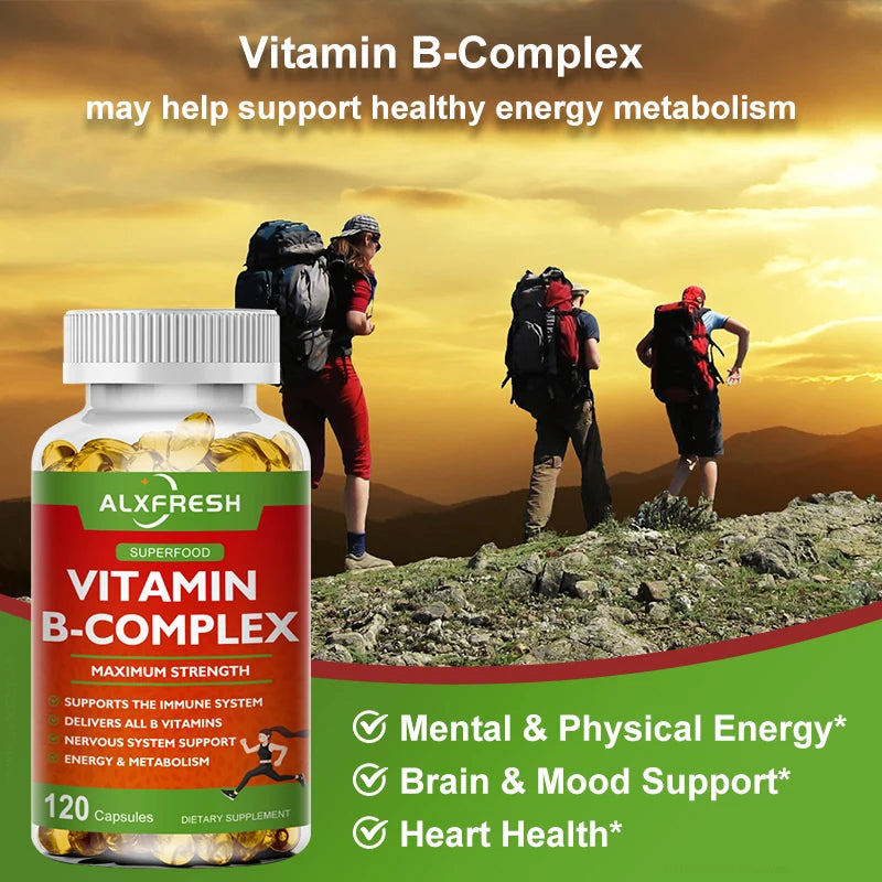Alxfresh vitamin B complex label - B vitamin ingredients