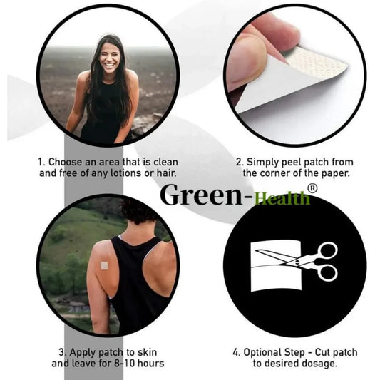 30 NAC L-Glutathione Transdermal Patches - Milk Thistle Extract Vitamin C