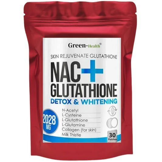 30 NAC L-Glutathione Transdermal Patches - Milk Thistle Extract Vitamin C