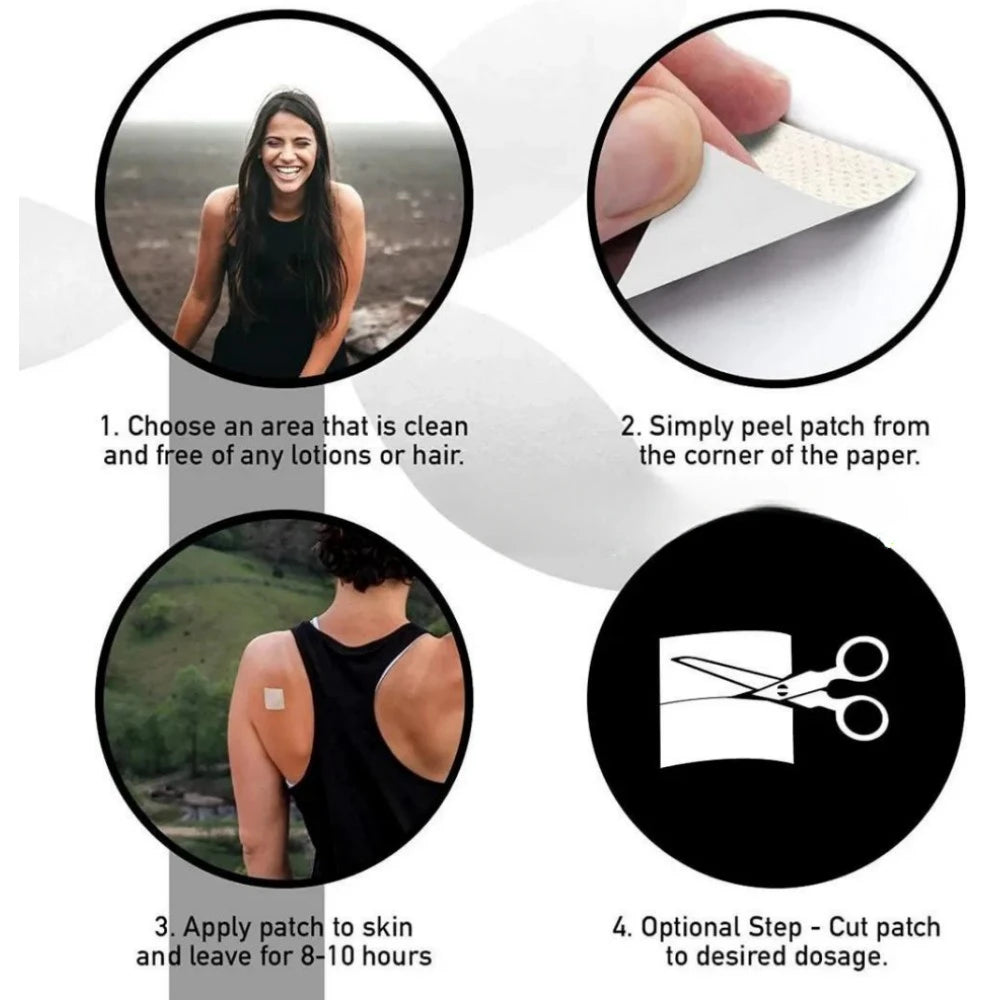30 Vitamin C Transdermal Patches - Elderberry Rose Hips Citrus Bioflavonoids