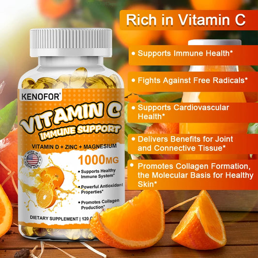 Vitamin C 1000mg packaging - ascorbic acid supplement
