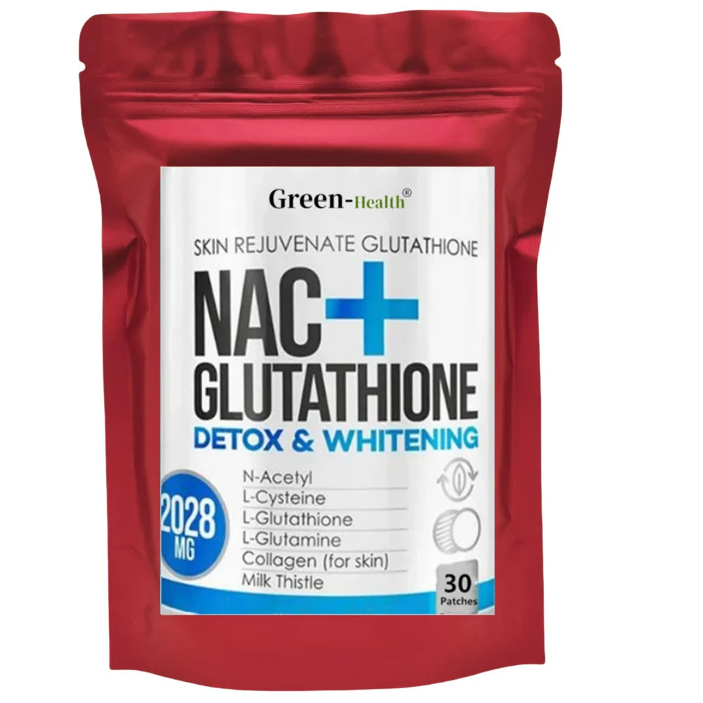 30 NAC L-Glutathione Transdermal Patches - Milk Thistle Extract Vitamin C