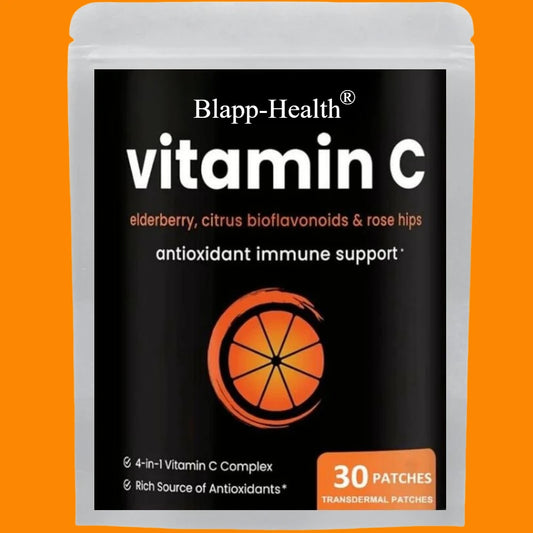 30 Vitamin C Transdermal Patches - Elderberry Rose Hips Citrus Bioflavonoids